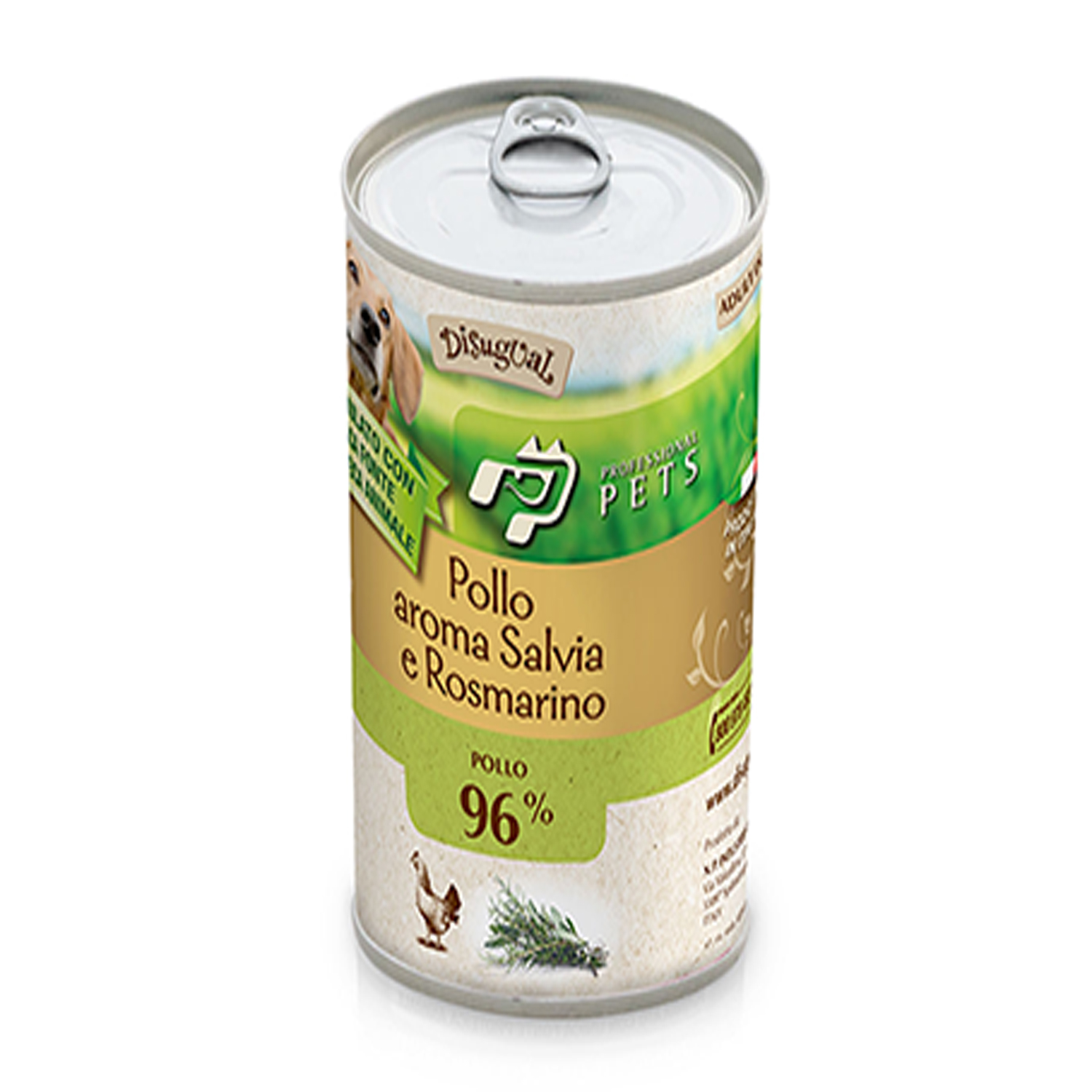 Mangime Cane Disugual Pollo Salvia Rosmarino 400gr